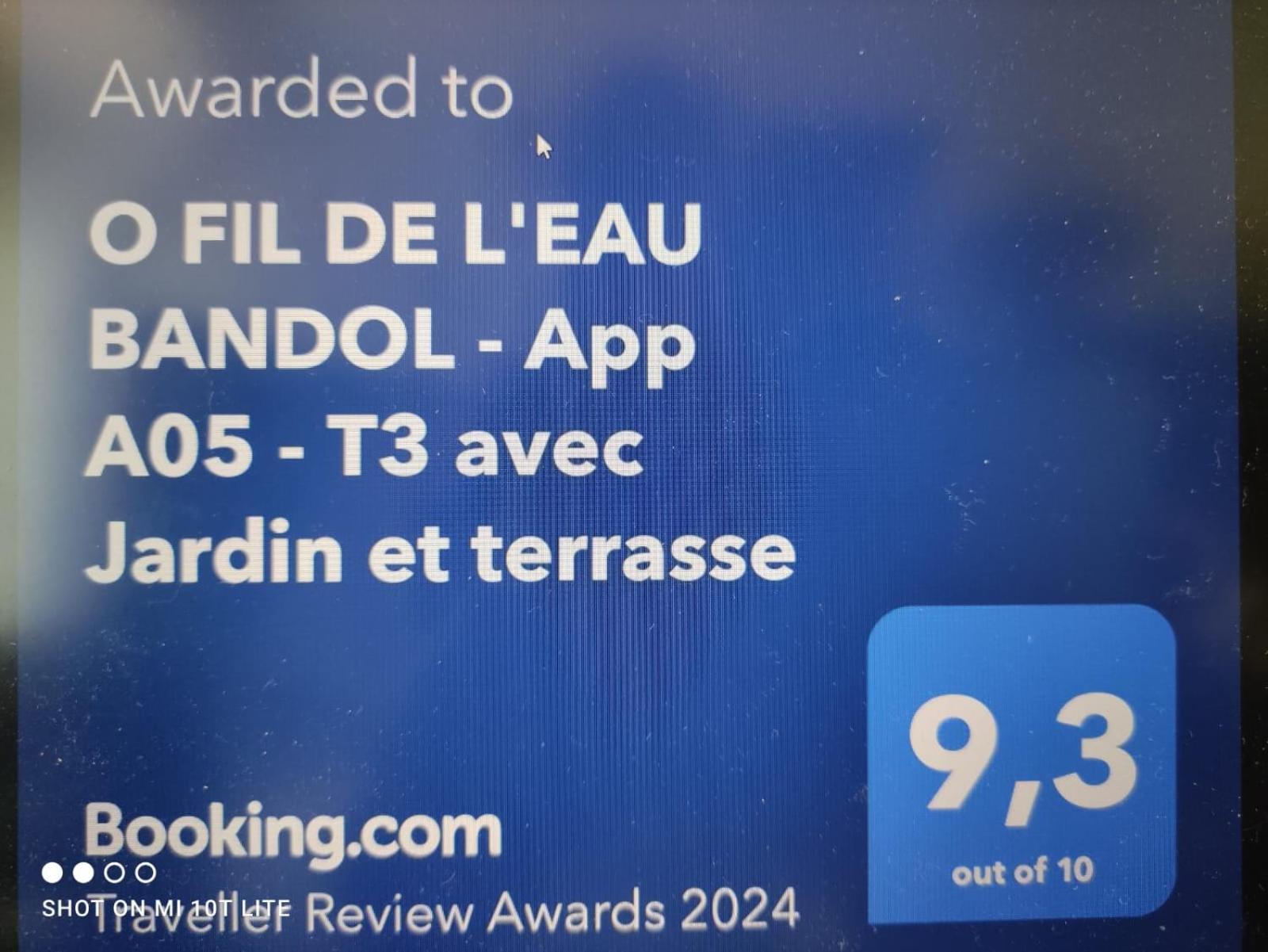 O Fil De L'Eau Bandol - App A05 - T3 Avec Jardin Et Terrasse 아파트 외부 사진